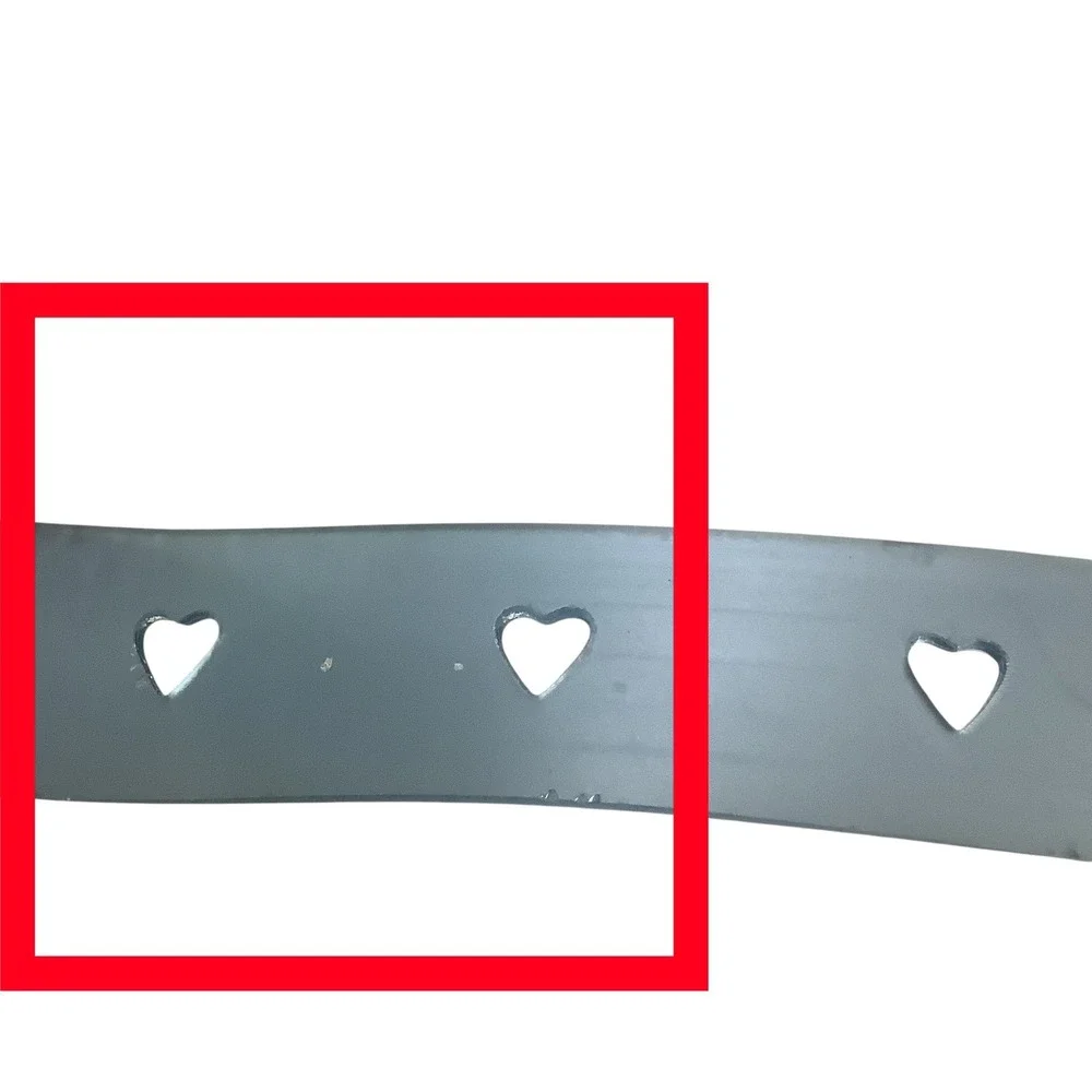 Unbranded heart cutout